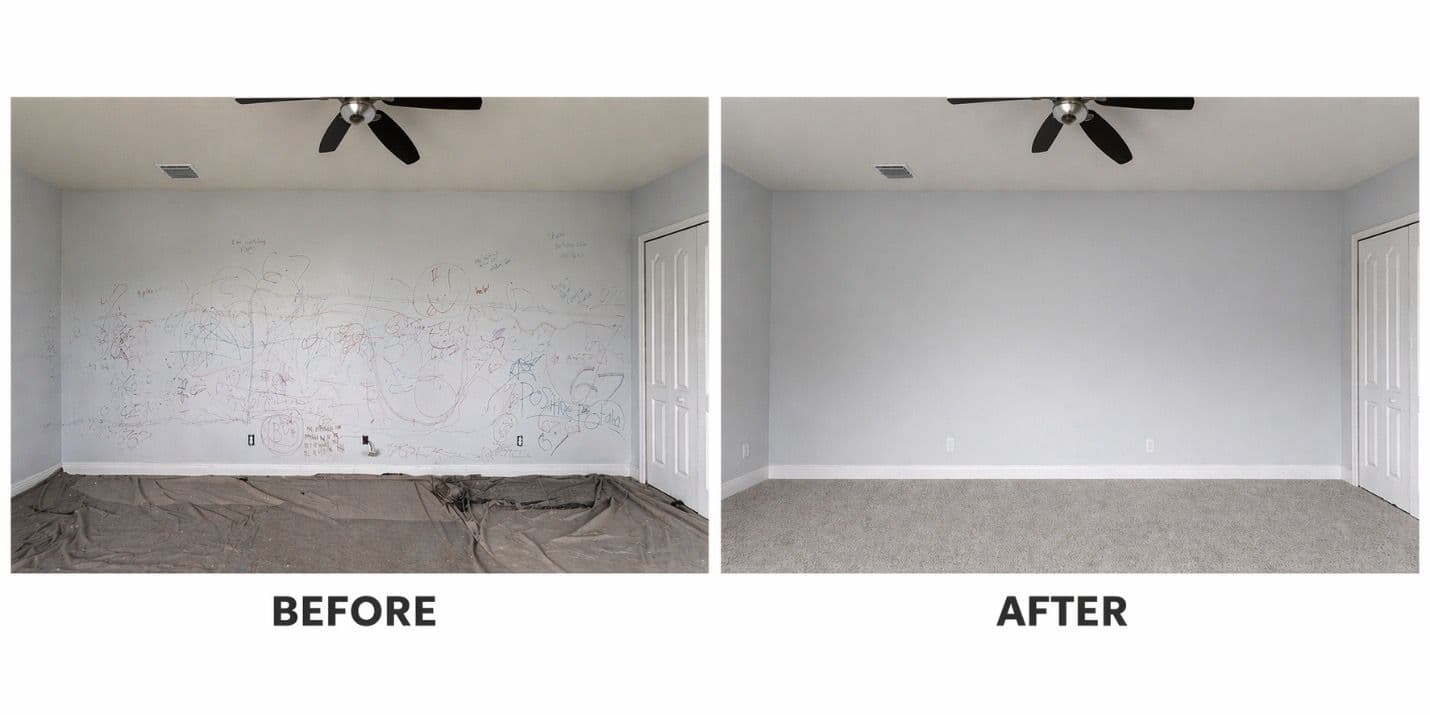 doodling before and after